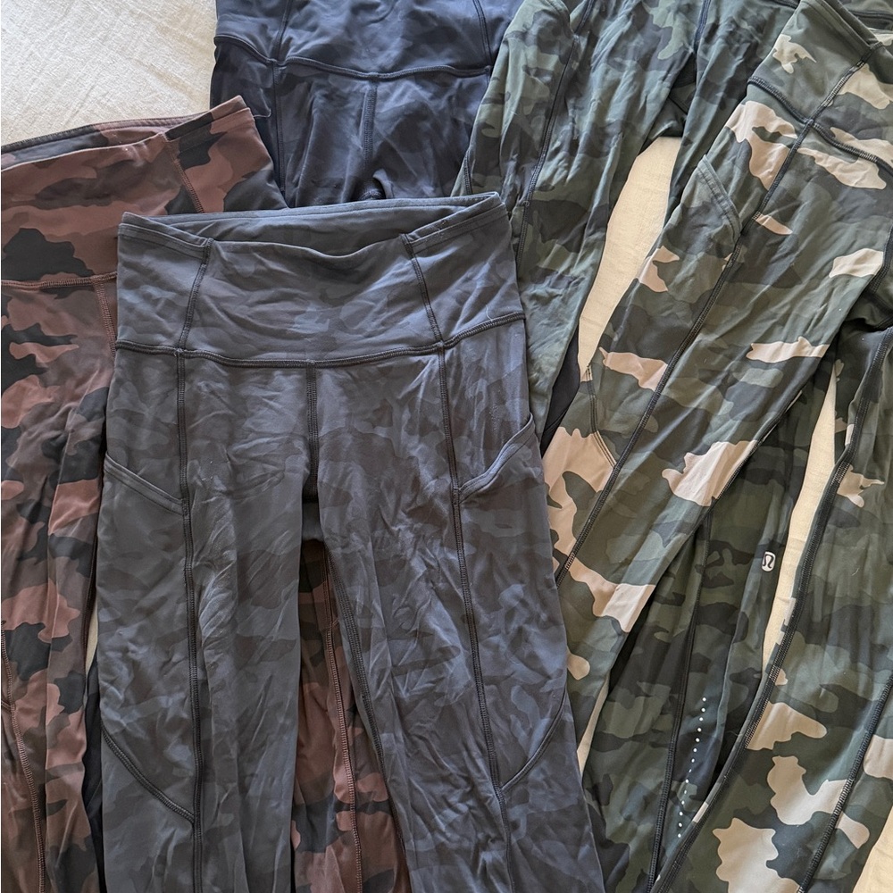 Lululemon Fast and Free Reflective High-Rise Tight BUNDLE (5 pairs)
